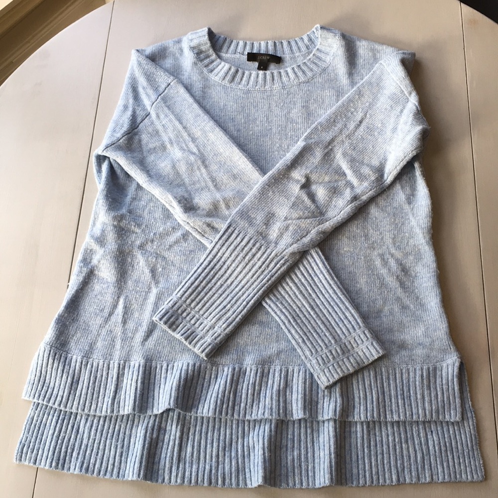Jcrew baby blue sweater